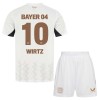 Maglia ufficiale Bayer 04 Leverkusen Florian Wirtz 10 Trasferta 2024-25 per Bambino